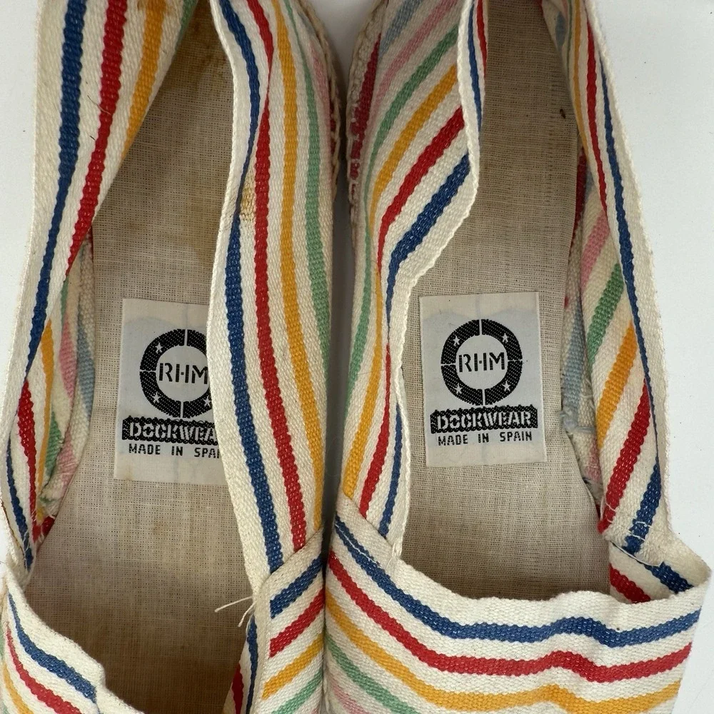 RHM Dockwear Women's Size 12 Rainbow Artegania Sandals Made In‎ Spain